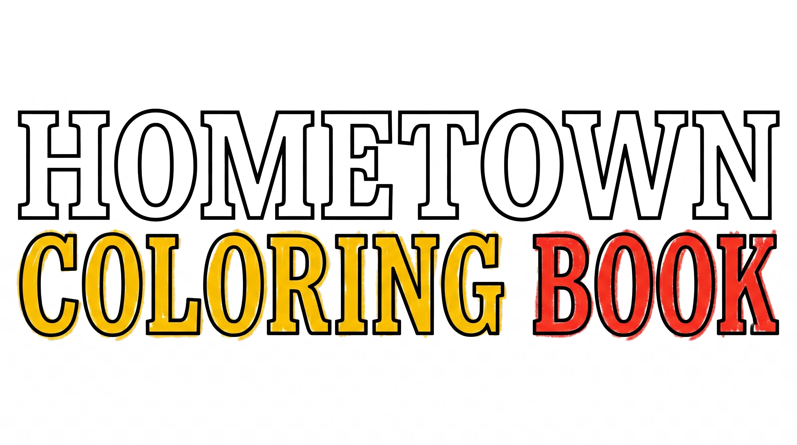 Hometown Coloring Book